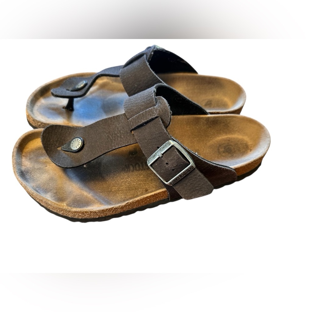Birkenstocks Gizeh style Vegan leather sandals size 11
